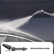 Car washing machine accessories, universal lotus rotating nozzle, suitable for car roof, car chassis, body cleaning