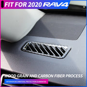 Car Air Conditioner Vent Frame Dashboard left right air Outlet Cover Interior Trim Cover Accessories For Toyota RAV4 2019 2020