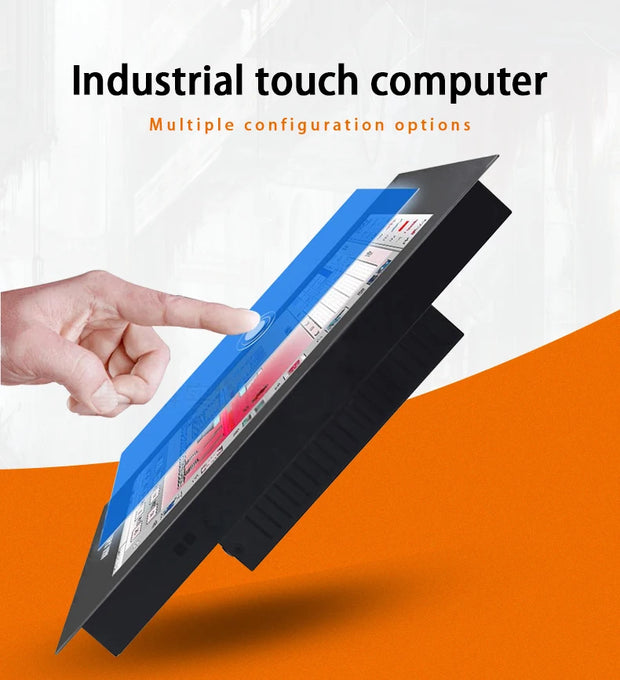 12" 10" 15 Inch Industrial Tablet Panel PC Desktop Computer Resistive Touch Core i3 Win XP/7/10 System USB SSD WiFi Mini PC