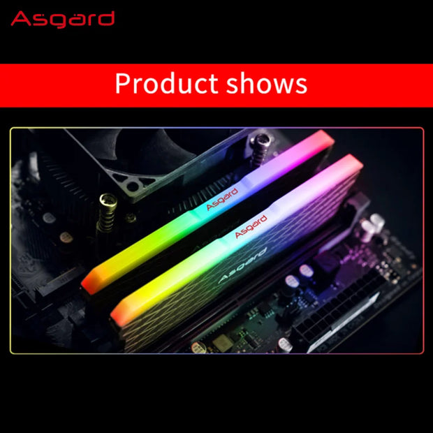 Asgard geheugen ram RGB RAM ddr4 8GBx2 16GBx2 3200MHz W2 Series ddr4 ram 1.35V dual-channel DIMM desktop geheugen ram