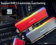 Asgard geheugen ram RGB RAM ddr4 8GBx2 16GBx2 3200MHz W2 Series ddr4 ram 1.35V dual-channel DIMM desktop geheugen ram