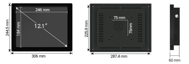 12" 10" 15 Inch Industrial Tablet Panel PC Desktop Computer Resistive Touch Core i3 Win XP/7/10 System USB SSD WiFi Mini PC