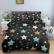 Starfish Seashell Duvet Cover Pillow Cases Bedding Set King Queen Twin Single Size Bed Set with Pillowcase No Sheet