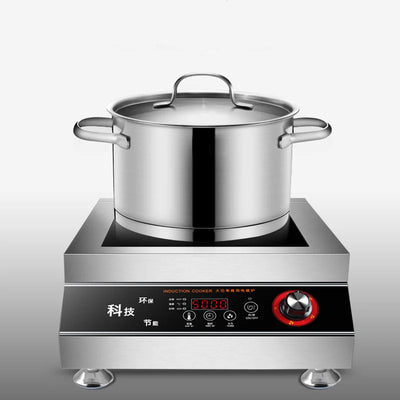 Induction Cooker 5000w Commercial Single Induction Hob Electric Cooker Canteen Restaurant Electric Stove for Cooking High Power