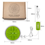 Mini draagbare wasmachines USB roterende turbo fruit keuken ultrasone vaatwasser voor kleding thuis reizen afstandsbediening 세탁기