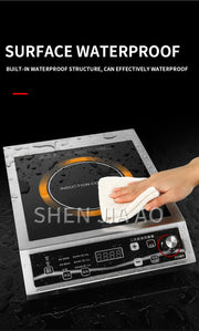 3500W high-power single-head induction cooker button control maximum load-bearing 50KG black crystal panel YS-3505