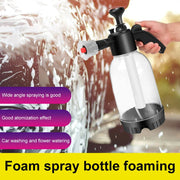 2L Foam Sprayer Car Wash Hand-held Foam Watering Can Air Pressure Sprayer Plastic Disinfection Water Bottle Car Cleaning Tools