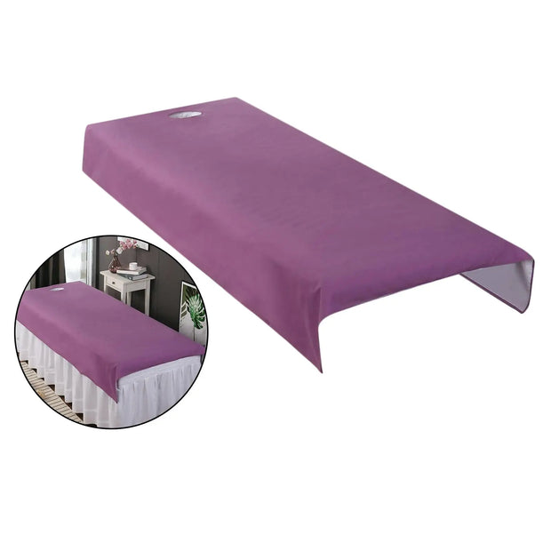 Massage Massage SPA Couch Cover with Hole - Solid Couch Professional Soft Massage Bed Cover - Salon Massage Fitted Sheet