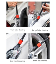 5PCS Car Wash Brush Detail Small Automotive Interior Cleaning Tools Air Conditioner Air Outlet Cleaning Brush Auto Wheel Brush