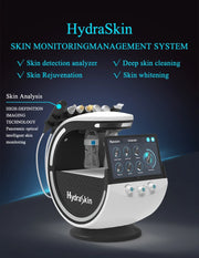 Upgraded 7 IN 1 Skin Detective Analysis H2O2 Small Bubbles Fare Care Deep Cleaning Acne Treatment Skin Rejuvernation Device