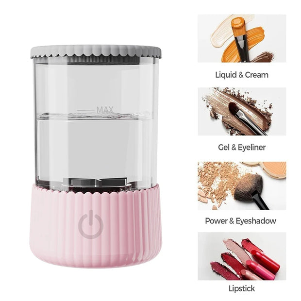 3 In 1 Electric Makeup Brush Cleaner USB Plug Makeup Brush Rotary Cleaning Washing Machine Beauty Brushes Dryer Makeup Tools