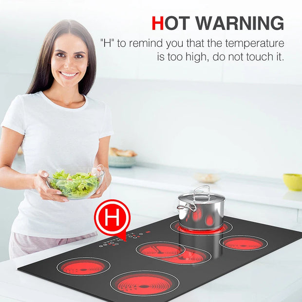 Induction Cooker Multi-head Furnace Able Hob Electric Ceramics Intelligent High Power Fire Boiler Waterproof Burner