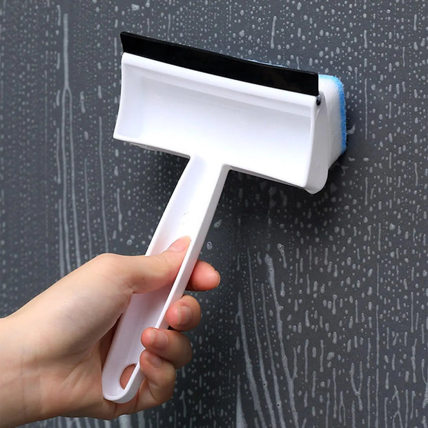 Window Scrubber Tile Cleaner Floor Brush Deep Cleaning Window Cleaner Glass Wiper for Kitchen Car Windshield Indoor Home