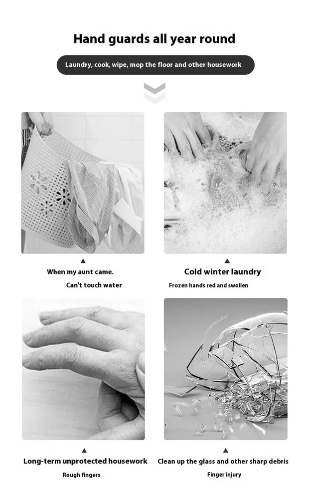 Dishwashing Cleaning Gloves Household Sponge Scrubber  Magic Silicone Rubber Dish Washing Gloves Kitchen Cleaning Tools