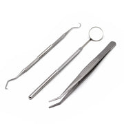 Dental Instrument Dentist Kit Tooth Cleaning Tools Mouth Mirror Probe Hook Pick Tweezer Set Dentistry Dentist Prepare Tool