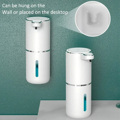 Original 380ML Automatic Foam Soap Dispenser Bathroom Smart Washing Hand Machine With USB Charging White ABS Material