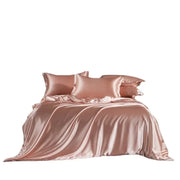 Luxury Satin Bedding Set Duvet Cover with Pillowcase European Style King Queen Size Comfortable Bed Set Bed Covers Linen Sheet