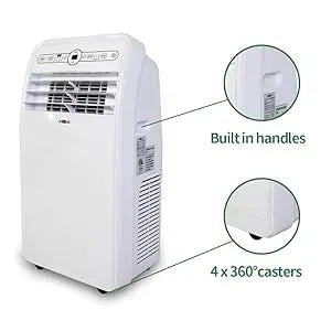 Portable Air Conditioner with Heat 12000 BTU,Portable AC Unit with Dehumidifier & Fan, Cools & Heats up to 400 Sq.ft,Remot