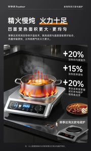 Commercial Induction Cooktop Concave Flat 3500W High Power Home Electric Wok Induction Cooktop