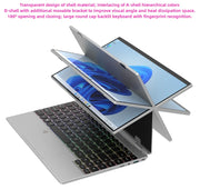 360° Rotating 14.0'' IPS Touch Screen 32G 128G-1T Laptop N95 Windows 11 Notebook 4 In 1 Tablet Business Office Slim Touch ID RGB