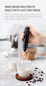 Milk Frother Handheld Mixer Foamer Coffee Maker Egg Beater Chocolate/Cappuccino Stirrer Mini Portable Blender Kitchen Whisk Tool