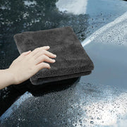 SEAMETAL 40X40cm Microvezeldoeken Autoverzorging Wassen Dikke Handdoek Autodetailing Droogdoek Reinigingsgereedschap Autowas Accessoires