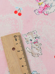 Pure Cotton Fabric Love Animals Baby and Children Cartoon Printed for Sewing Bed Sheet and Quilt Cover Handmade by Half Meter