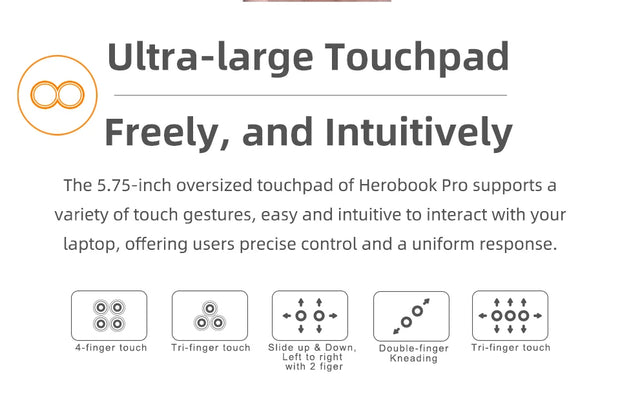 CHUWI 14,1 inch HeroBook Pro FHD-scherm Intel Celeron N4020 Dual Core UHD Graphics 600 GPU 8 GB RAM 256 GB SSD Windows 11-laptop