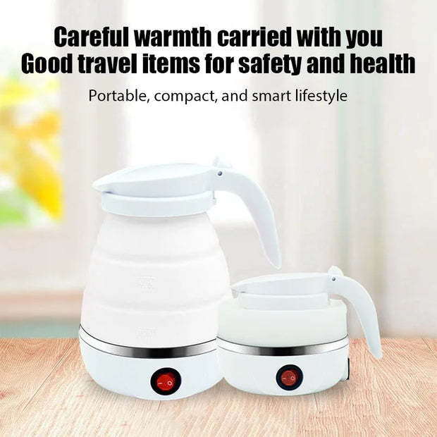 Mini Foldable Electric kettle Teapot Water Heater 600ML Household Portable Outdoor Travel Electric Kettle Water Boiling Pot 220V