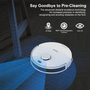 Auto Mop Washing With Empty Wash Fill Dock Self-Emptying Robot Vacuum And Mop