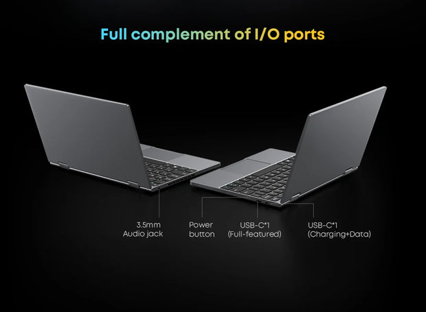 CHUWI MiniBook X 2-in-1 laptop tablet Intel N100 10,51" FHD IPS-scherm 12 GB LPDDR5 512G SSD Windows 11 notebook 1200*1920