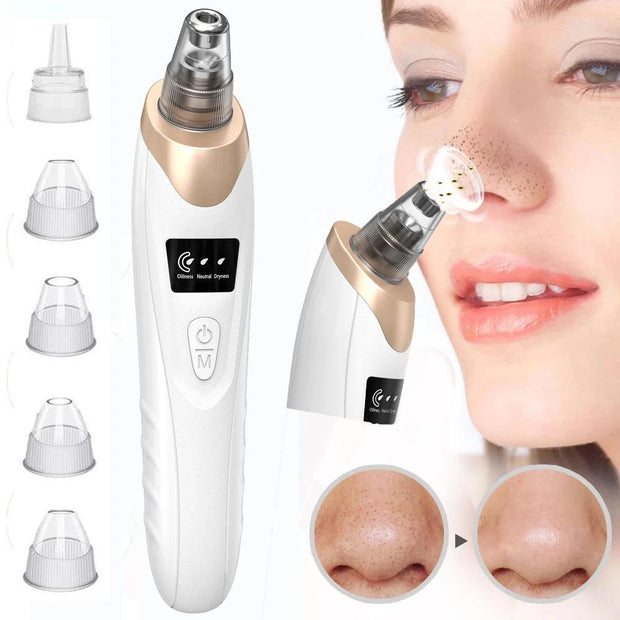 Electric Facial Blackhead Remover Vacuum Pore Cleaner Acne Cleanser Black Spots Removal Face Nose Deep Cleaning tools