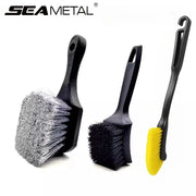 SEAMETAL Car Tire Wheel Rim Cleaning Brush Detailing Brushes Washing Brush Tool Universal Wheel Tire Car Cleaning Accessories