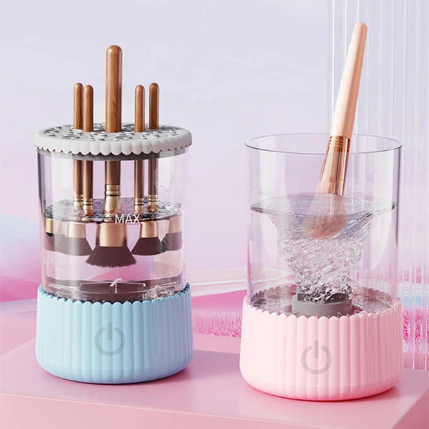 3 In 1 Electric Makeup Brush Cleaner USB Plug Makeup Brush Rotary Cleaning Washing Machine Beauty Brushes Dryer Makeup Tools