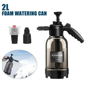 2L Hand Pump Foam Sprayer Snow Foam Gun Nozzle With Pressure Relief Valve Car Wash Spray Bottle Window Cleaning Tools