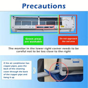 5/7/10/11pcs Air Conditioner Cleaning Cover Kit Clean Tool Waterproof Dust Protection Bag Air Conditioners Cleaner 36000 Btu Set