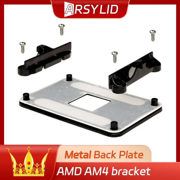 ARSYLID Mounting Bracket for AMD AM4 AM5 Metal Backplane Original Ryzen 7 5800x 5600g Iron