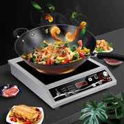 3500W high-power single-head induction cooker button control maximum load-bearing 50KG black crystal panel YS-3505