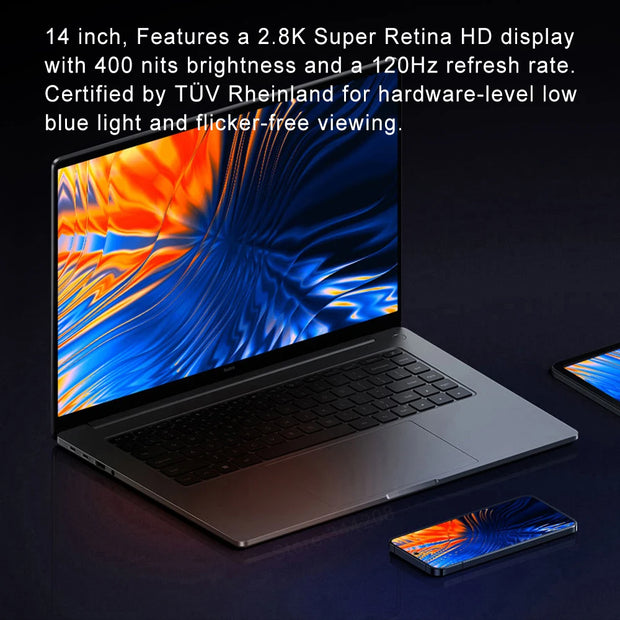 XIAOMI Redmi Book Pro 14 2024 Laptop Intel Ultra5 125H 7 155H RAM 32GB SSD 1TB 14"Inch 2.8K 120Hz Notebook Ultrabook Computer PC