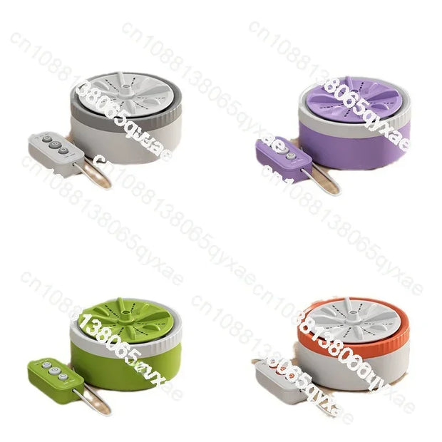 Mini Electric Turbo Washing Machine Artifact Underwear Socks Washing Machine Dormitory Portable Small Washing Machine