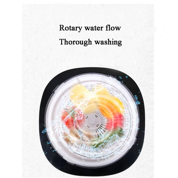 220V Washing Machine Vegetable  Fruit  Meat Tablewear  Visinfection Detoxification Automatic Food Purifier EU/AU/UK/US Plug