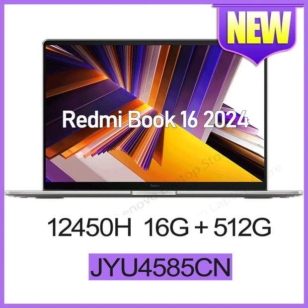 【Russia Warehouse】Xiaomi RedmiBook 16 2024 New i5-13420H/ 13500H/12450H 16G 512G 16inch Screen JYU4577CN/JYU4585CN/JYU4614CN