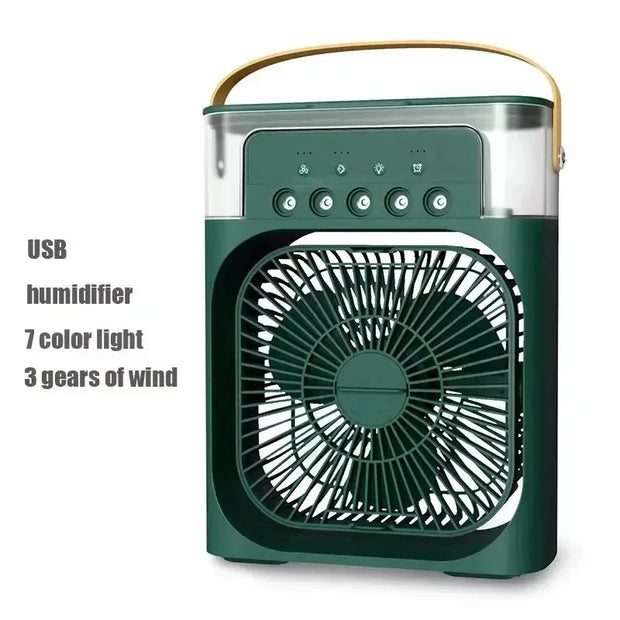 Air Humidifier Cooling USB Fan Water Mist small refrigeration air conditioner mini fan water-cooled silent air cooler 3 In 1