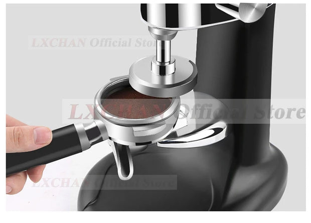 LXCHAN Coffee Tamper Manual Flat Tamper Espresso Quantitative Labor Saving Coffee Tool Tamper 57.5mm/58mm with 2 Sizes