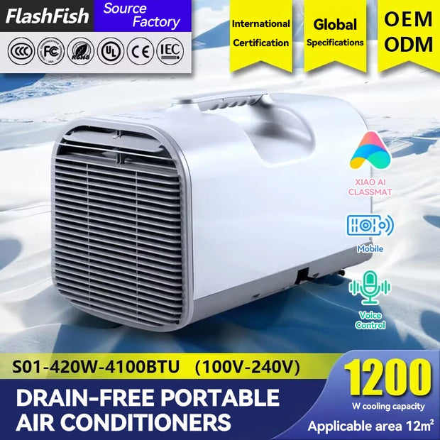 Manufacturers Small Mobile Inverter Household Airconditioner Mini Cooling Fan AC Unit Portable Air Conditioner for Cars Home