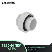 Barrow Water Cooling Male to Male extender TB2D-MINI01 G1/4 Screw Matte silver PC Gaming Liquid Cooled Buliding Connector