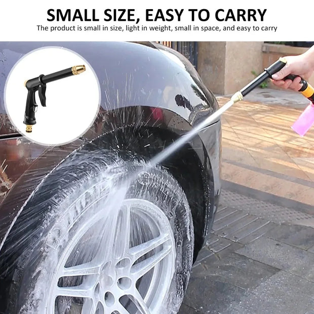 High Pressure Water Sprayer Heavy Duty Hand-held Washer Guns Jet Garden Watering Hose Nozzle Sprinkler Car Cleaning Wash Tool