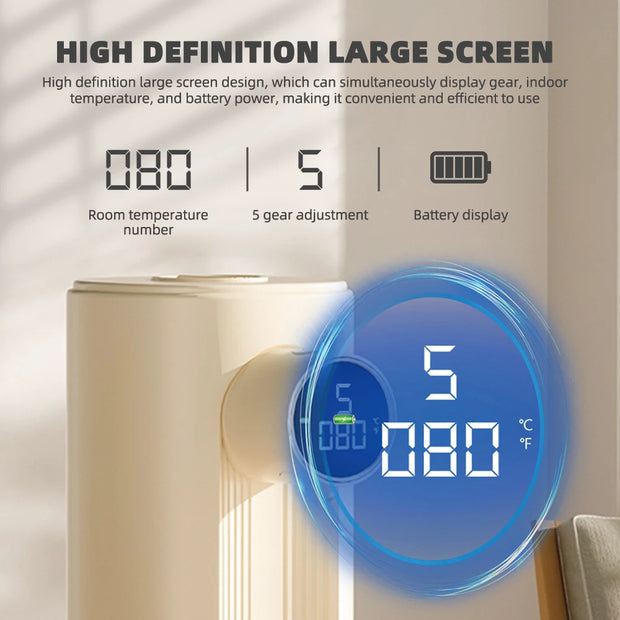 2023 New IPX6 Automatic Foam Soap Dispenser HD LED Display Liquid Soap Dispensers Bathroom Infrared Sensor Hand Washing Machine