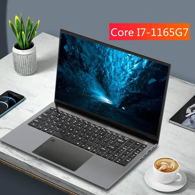 15.6 Inch Gaming Laptop Intel i7 1360P NVIDIA MX550 2G i9 10880H IPS Fingerprint Office Ultrabook Slim Notebook Windows 11 WiFi