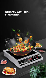 3500w Induction Cooker Household Flat Restaurant with High-power Induction Cooker 3.5kw Stir-fried Commercial